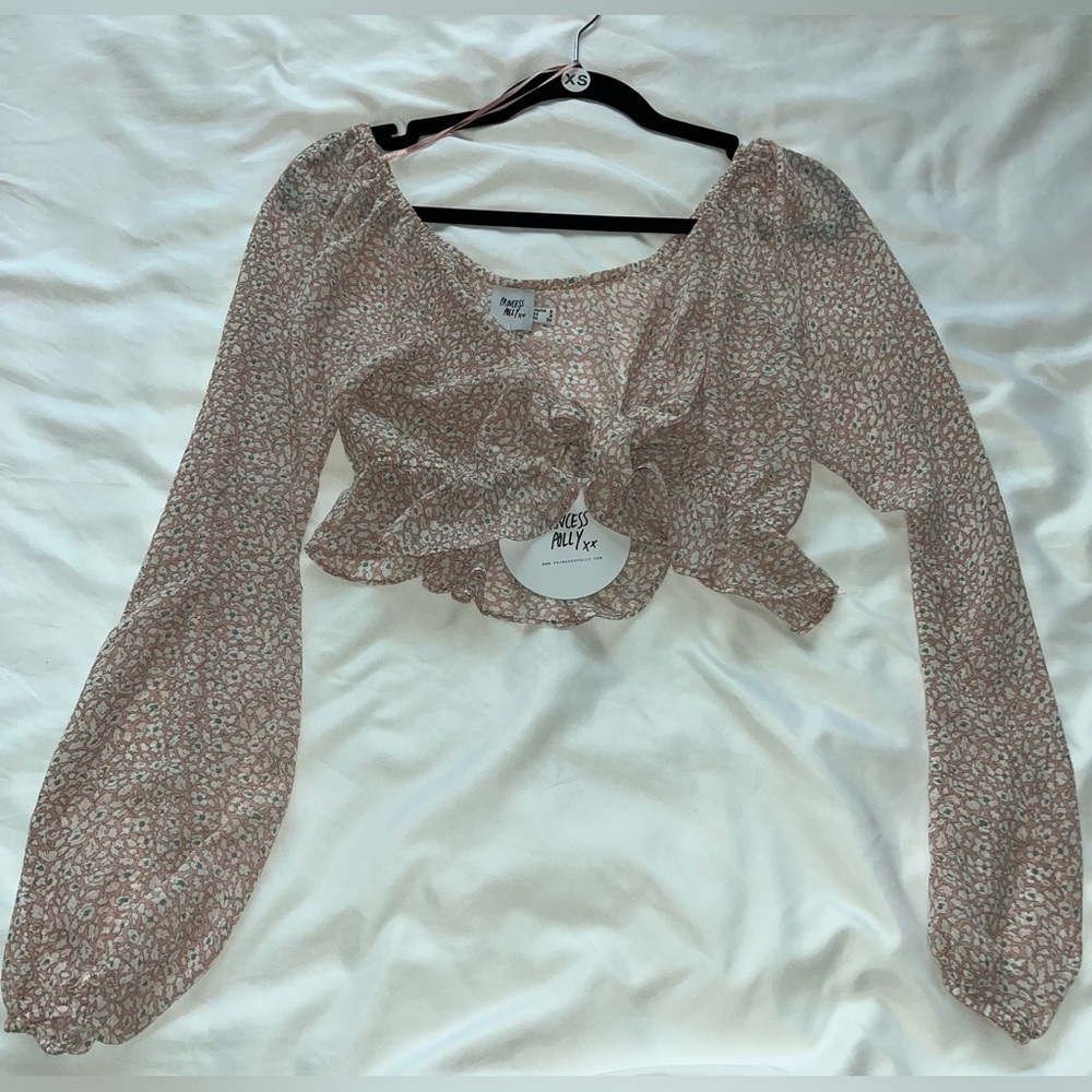 Princess Polly Pink Floral Blouse